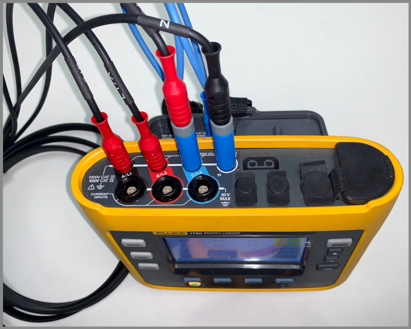 FLUKE 1730 package probes connected web2